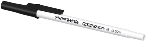 BALPEN PAPER MATE KILOMETRICO RECYCLED MEDIUM ZWART-2