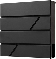 BRIEVENBUS BRASQ PB200 DELUXE WAND ZWART