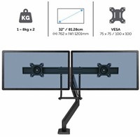 MONITORARM FELLOWES EPPA CROSSBAR ZILVER-3