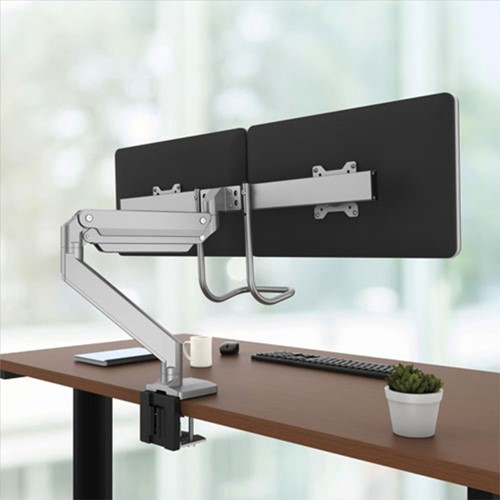 MONITORARM FELLOWES EPPA CROSSBAR ZILVER-3