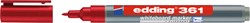 WHITEBOARDMARKER EDDING 361 ROND 1MM ROOD