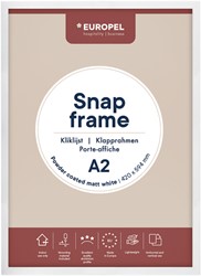KLIKLIJST EUROPEL A2 25MM MAT WIT