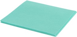 WERKDOEK CLEANINQ VISCOSE 38X40CM GROEN 10 STUKS