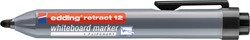 WHITEBOARDMARKER EDDING 12 DRUKKNOP ROND 1.5-3MM ZWART