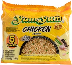 NOODLES YUM YUM KIP BAMI 5-PACK 5X60GR