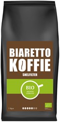 KOFFIE BIARETTO SNELFILTERMALING REGULAR BIOLOGISCH 1000 GRAM