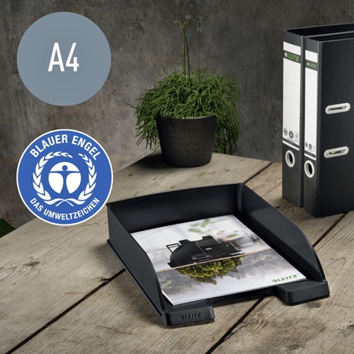 BRIEVENBAK LEITZ RECYCLE A4 ZWART-1