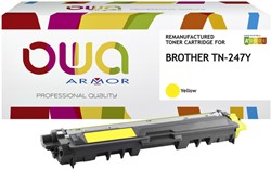 TONER OWA ALTERNATIEF TBV BROTHER TN-247Y GEEL