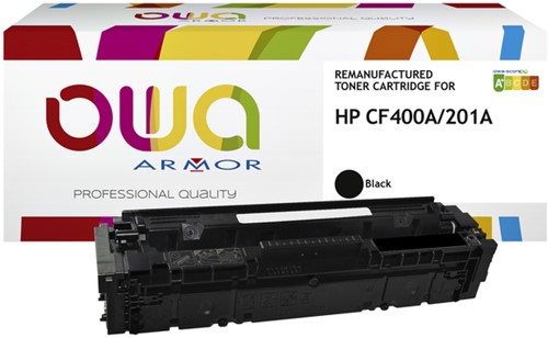 TONERCARTRIDGE OWA ALTERNATIEF TBV HP CF400A ZWART