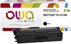 TONER OWA ALTERNATIEF TBV BROTHER TN-421BK ZWART
