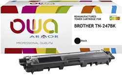 TONER OWA ALTERNATIEF TBV BROTHER TN-247BK ZWART