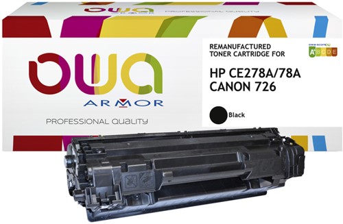 TONERCARTRIDGE OWA ALTERNATIEF TBV HP CE278A ZWART