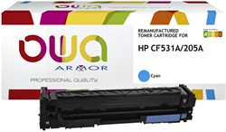 TONERCARTRIDGE OWA ALTERNATIEF TBV HP CF531A BLAUW