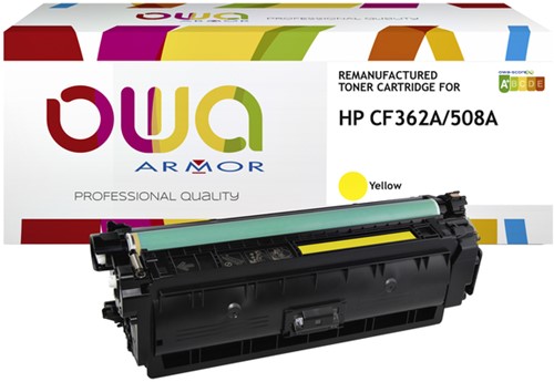 TONERCARTRIDGE OWA ALTERNATIEF TBV HP CF362A GEEL