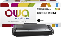 TONER OWA ALTERNATIEF TBV BROTHER TN-2420BK ZWART