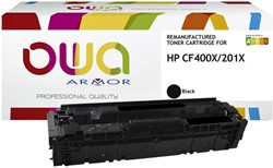 TONERCARTRIDGE OWA ALTERNATIEF TBV HP CF400X ZWART