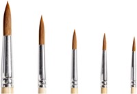 PENSEEL QREA SYNTHETISCH HAAR SET À 5 BREEDTES-4