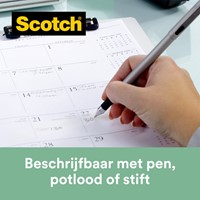 PLAKBAND SCOTCH MAGIC 919 19MMX20M TRANSPARANT + GERECYCLEDE AFROLLER-1