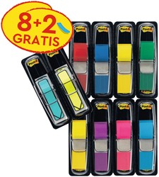 INDEXTABS 3M POST-IT 683 11.9X43.2MM 8 KLEUREN ASSORTI + 2 SETS PIJLVORM GRATIS