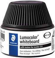 VILTSTIFTVULLING STAEDTLER LUMOCOLOR WHITEBOARD 30ML ZWART
