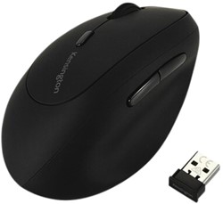 MUIS KENSINGTON PRO FIT ERGO LINKS DRAADLOOS ZWART