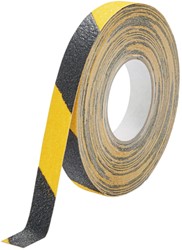 ANTISLIPTAPE DURALINE GRIP+ 25MMX15M GEEL-ZWART