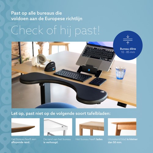 ARMSTEUN R-GO ERGONOMISCH ZWART-2
