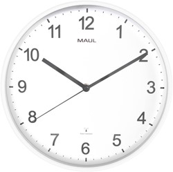 WANDKLOK MAUL SPRINT RC Ø30X5CM KUNSTSTOF WIT/WIT INCL BATTERIJ