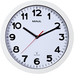 WANDKLOK MAUL STEP RC Ø30X5CM KUNSTSTOF WIT/WIT