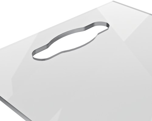 NOTITIEBORD NOBO TRANSPARANT ACRYL MET HANDGREEP A4-1