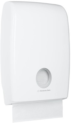 HANDDOEKDISPENSER KIMBERLY CLARK AQUARIUS M-VOUW WIT U7023