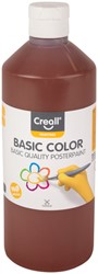 PLAKKAATVERF CREALL BASIC DONKERBRUIN 500ML