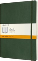 NOTITIEBOEK MOLESKINE XL 190X250MM LIJN SOFT COVER MYRTLE GREEN