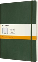 NOTITIEBOEK MOLESKINE XL 190X250MM LIJN SOFT COVER MYRTLE GREEN