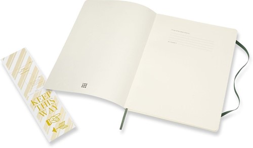 NOTITIEBOEK MOLESKINE XL 190X250MM LIJN SOFT COVER MYRTLE GREEN-2