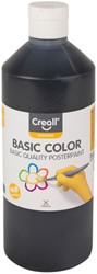 PLAKKAATVERF CREALL BASIC ZWART 500ML