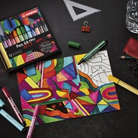 VILTSTIFT STABILO PEN 68 MAX ARTY ASSORTI ETUI À 6 STUKS-2