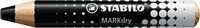 WHITEBOARDPOTLOOD STABILO MARKDRY 648/46 ZWART