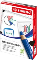 WHITEBOARDPOTLOOD STABILO MARKDRY 648/46 ZWART-2