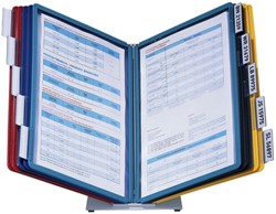 BUREAUSTANDAARD DURABLE VARIO MET 10-TASSEN A4 ASSORTI