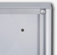 VITRINEBORD QUANTORE VOOR BINNEN 2X A4 ZILVER-2