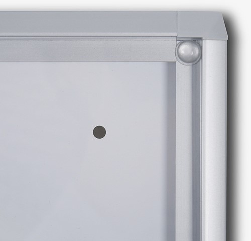 VITRINEBORD QUANTORE VOOR BINNEN 2X A4 ZILVER-2
