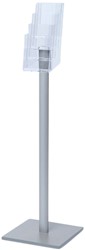 BROCHUREHOUDER QUANTORE MET STANDAARD 4X 110X140X30MM