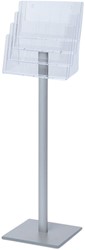 BROCHUREHOUDER QUANTORE STANDAARD 4X A4 LIGGEND