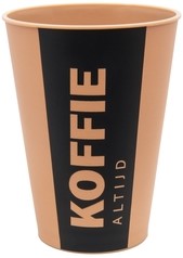 BEKER IEZZY 180ML HERBRUIKBAAR ALTIJD KOFFIE 20 STUKS BRUIN