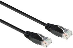 KABEL ACT CAT6 NETWORK KOPER 5 METER ZWART