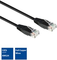 KABEL ACT CAT6 NETWORK KOPER 2 METER ZWART-3