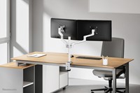 MONITORARM NEOMOUNTS NEXT LITE DUAL 17-27" WIT-2