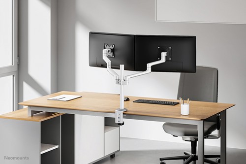 MONITORARM NEOMOUNTS NEXT LITE DUAL 17-27" WIT-2