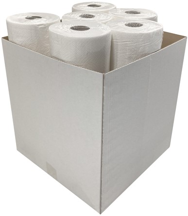 ONDERZOEKTAFELPAPIER EURO PRODUCTS 2-LAAGS 45CMX100M 250 VEL WIT 138047-3